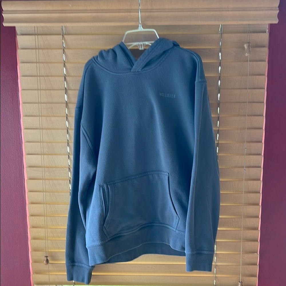 Hollister Grey Hoodie Medium